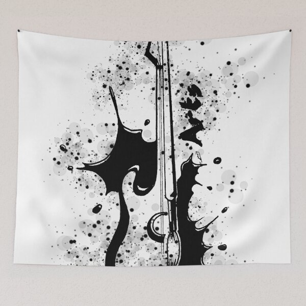 Item preview, Guitar with splash effect designed and sold by Shemarts.
