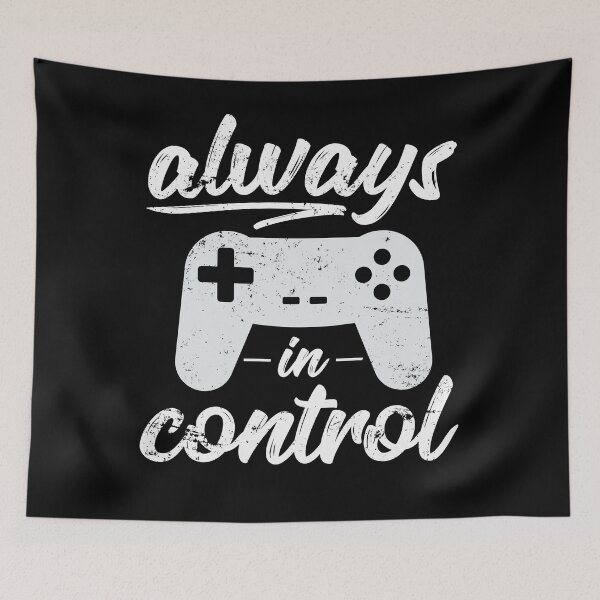 Item preview, Always In Control Funny Retro Console Gaming designed and sold by 14thFloor.
