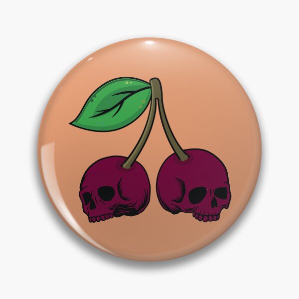 Item preview, Cool skull cherry blossom fruit head  designed and sold by Donutlovers.