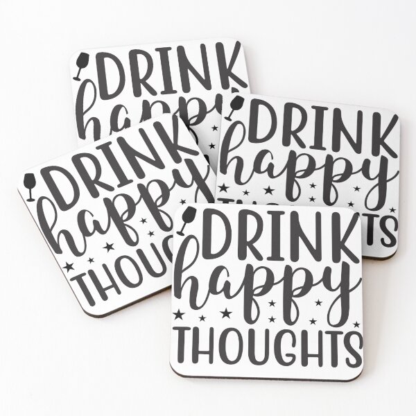 Item preview, Drink happy thoughts designed and sold by krusuparamoon.