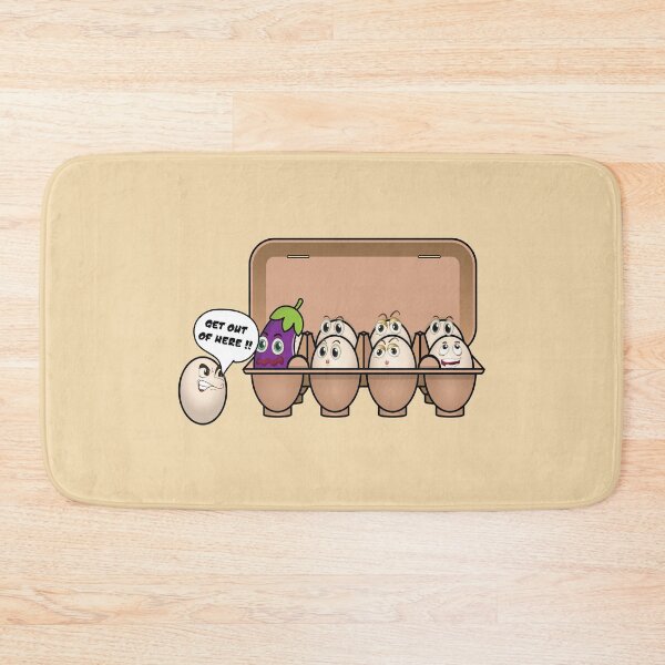 Item preview, Funny egg package with an eggplant  designed and sold by Donutlovers.