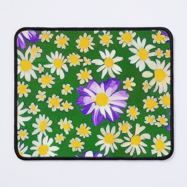 Item preview, Throw Pillow With Beautiful Daisies Painting - Spring Home Decor designed and sold by Sowari-Pillows.