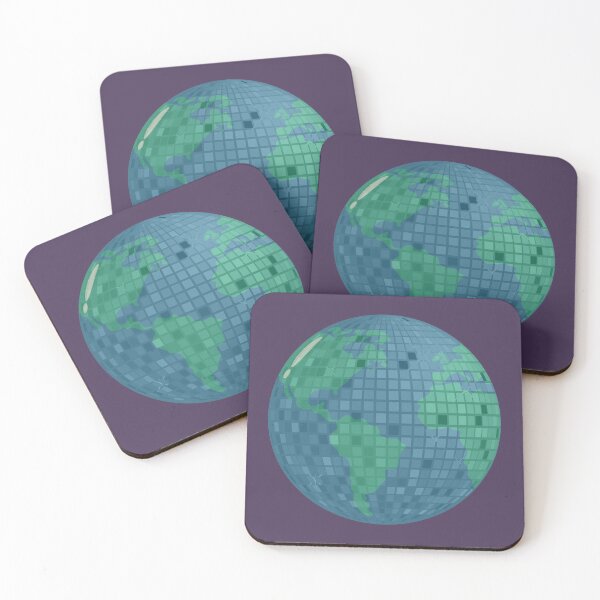 Item preview, Planet earth on disco ball  designed and sold by Donutlovers.