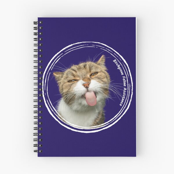 Item preview, Birch Merch Licky Cat White Text designed and sold by Birchmerch.