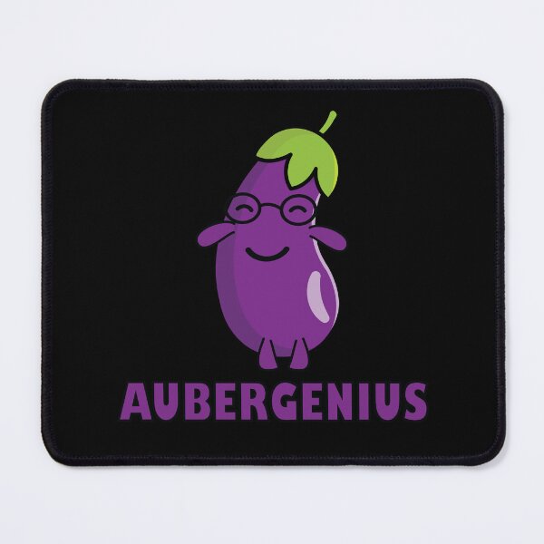Item preview, Funny purple eggplant aubergine genius designed and sold by Donutlovers.