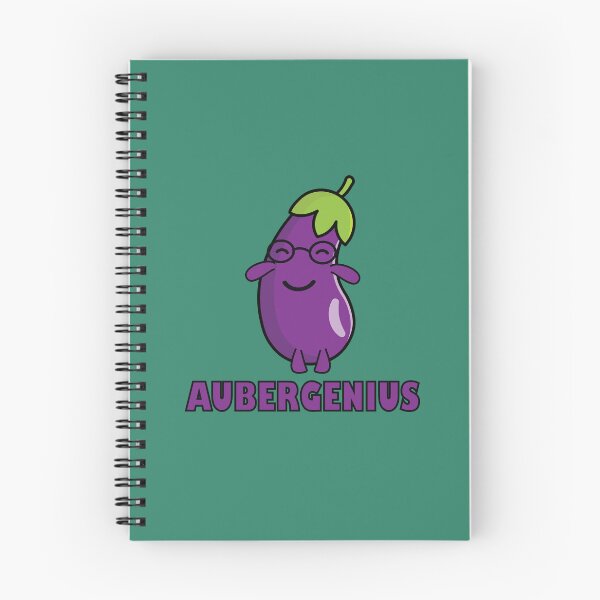 Item preview, Funny purple eggplant aubergine genius  designed and sold by Donutlovers.