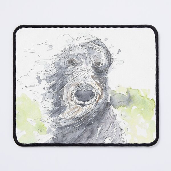 Item preview, Scottish Deerhound in a strong wind. designed and sold by DebTheZeb.