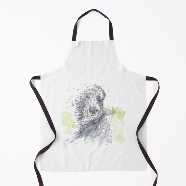 Item preview, Scottish Deerhound in a strong wind. designed and sold by DebTheZeb.
