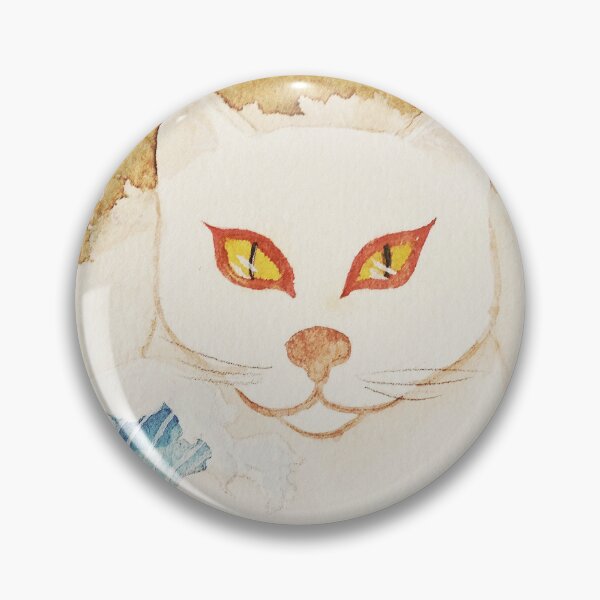 Item preview, Japanese ukiyo-e style watercolor hand-painted cat designed and sold by SceneryStudio.