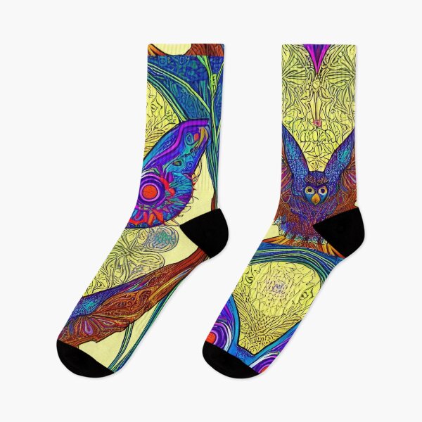 Item preview, Psychedelic Owl Acid Vibes 5 designed and sold by Benito Del Ray.