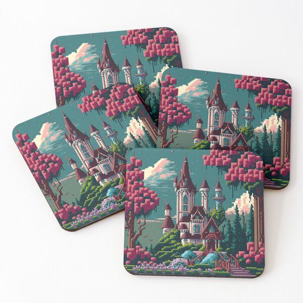 Item preview, Fantasy Castle Pixel Art designed and sold by AxeWave.