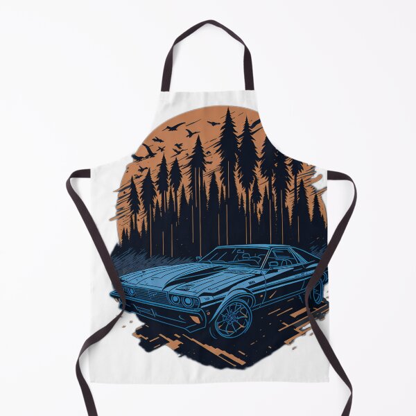 Artikelvorschau, Sunrise Serenade: Experience the Timeless Elegance of the Classic Mercury Cougar in a Striking T-Shirt Design entworfen und verkauft von RedArtG09.