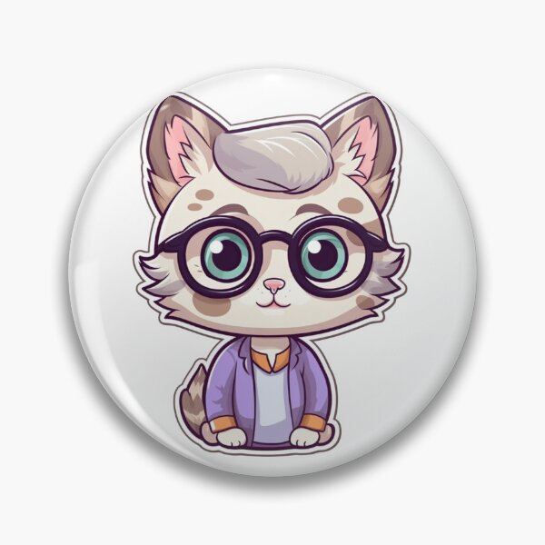 Item preview, Cute Cat Teacher Sticker PNG designed and sold by SuccessSK.