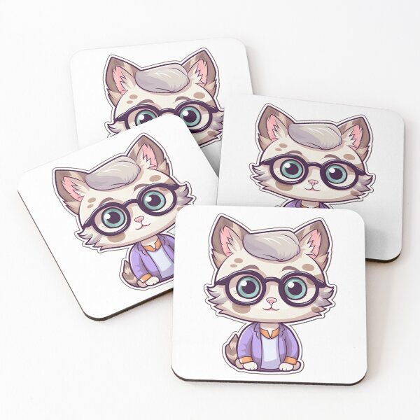 Item preview, Cute Cat Teacher Sticker PNG designed and sold by SuccessSK.