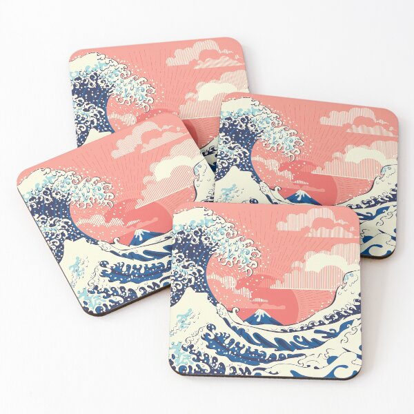 Item preview, Japanese style sea waves, ocean, Mount Fuji designed and sold by SceneryStudio.