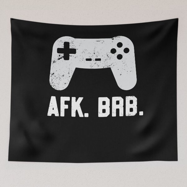 Item preview, AFK. BRB. Away From Keyboard Gamer Controller designed and sold by 14thFloor.