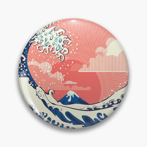 Item preview, Japanese style sea waves, ocean, Mount Fuji designed and sold by SceneryStudio.