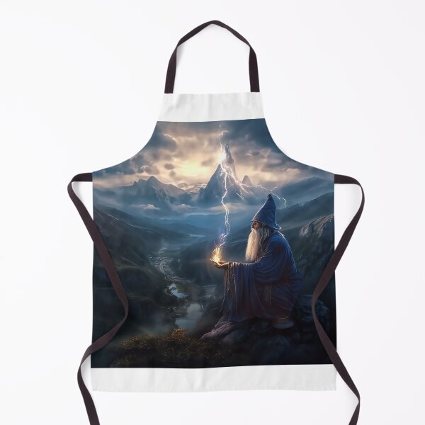 Item preview, Wizard casting a magical spell designed and sold by Paul Fleet.