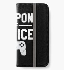Weapon Of Choice Funny Game Controller Gamer iPhone Wallet/Case/Skin