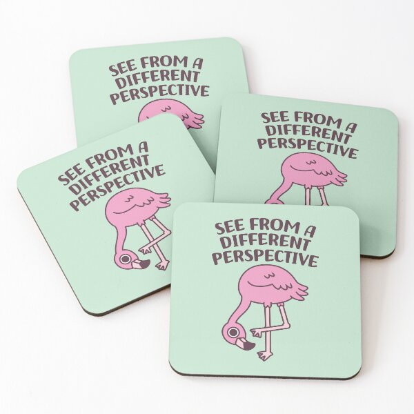 Item preview, Cute Flamingo See From A Different Perspective designed and sold by rustydoodle.
