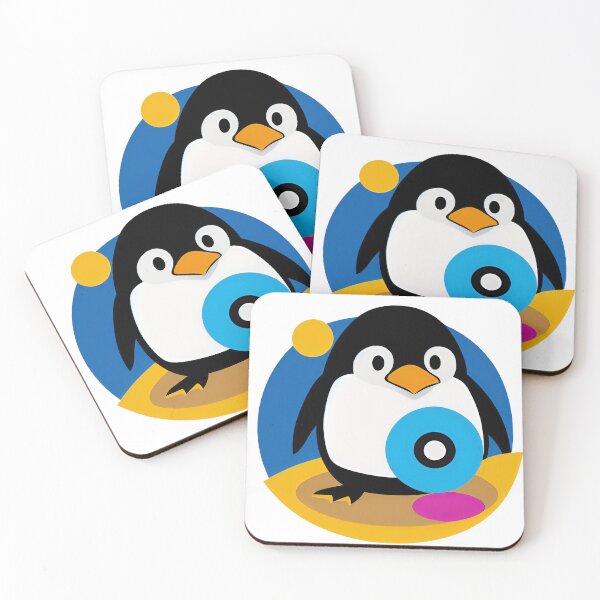 Item preview, DJ Flipperfeet, Penguin DJ, Party designed and sold by macvoodoodesign.