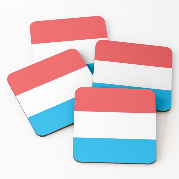 Item preview, National Flag of Luxembourg in Official Plain Colors designed and sold by drsaver.