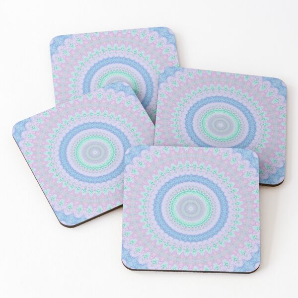 Item preview, Pastel Mandala Abstract Soft Girl Aesthetic Bohemian Abstract Art 10 of 10 designed and sold by Beachy.