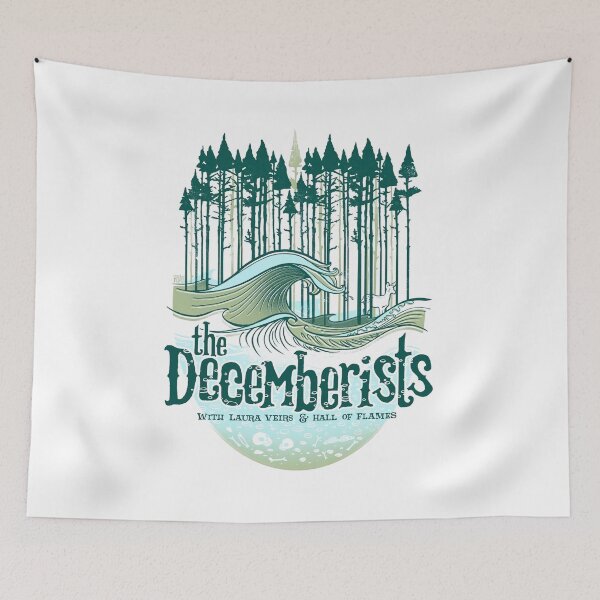 Item preview, The Decemberists Folk Rock Band Poster designed and sold by BoerstEmma.