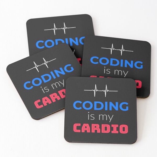 Item preview, Coding is my cardio designed and sold by Code  Monkeys.