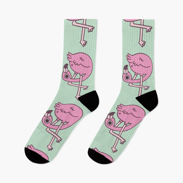 Artikelvorschau, Lustiger Flamingo, der seinen Hintern betrachtet entworfen und verkauft von rustydoodle.