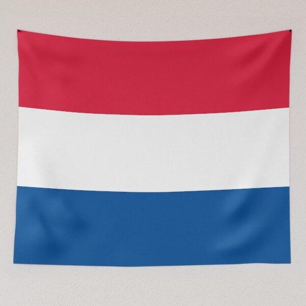 Item preview, National Flag of Netherlands in Official Plain Colors designed and sold by drsaver.