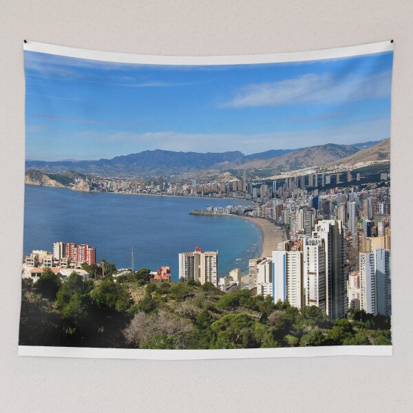 Item preview, Benidorm Skyline Cityscape Costa Blanca Spain designed and sold by AndyEvansPhotos.