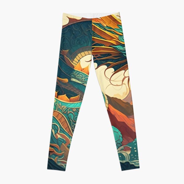 Chinese Style Leggings 