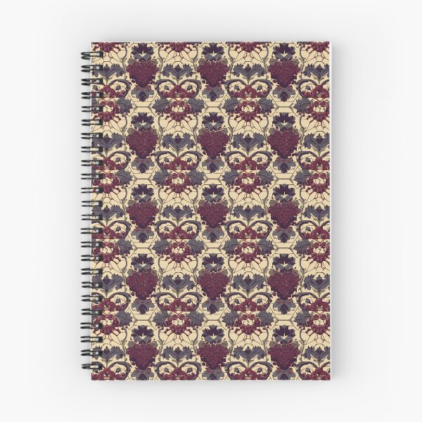 Item preview, Aquitaine Prune Blossoms designed and sold by PixelPatchwork.