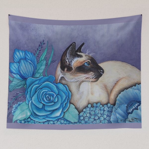 Item preview, Chocolate Point Siamese Cat designed and sold by EverIris.