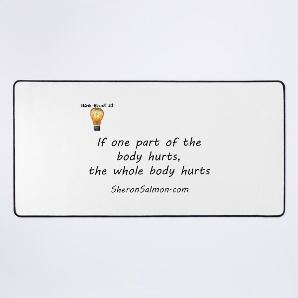 Item preview, If one part of the body hurts, the whole body hurts. designed and sold by IAMthinker.