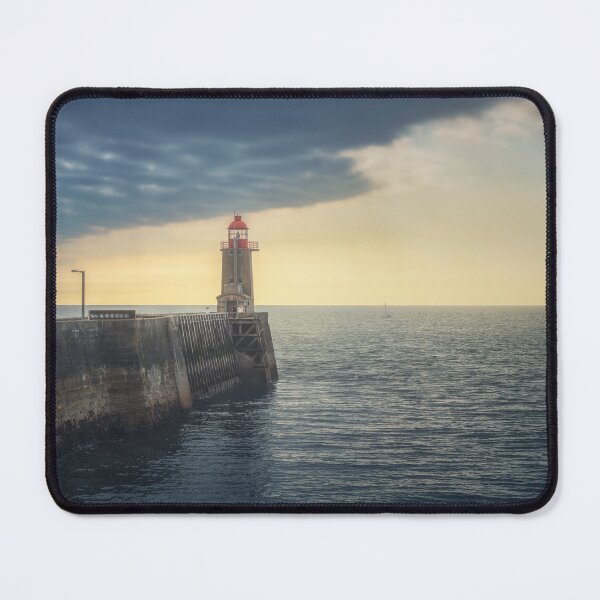 Item preview, Pier and lighthouse, Fecamp harbor. Normandy designed and sold by Stefano Orazzini.