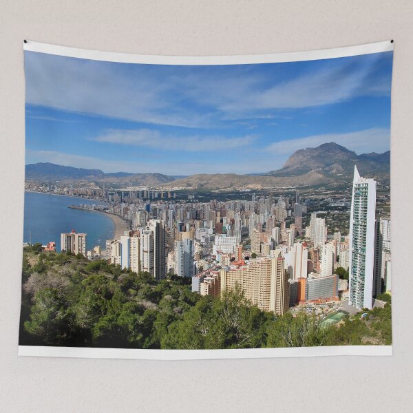 Item preview, Benidorm Skyline Cityscape Costa Blanca Spain designed and sold by AndyEvansPhotos.