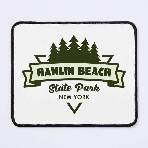 Item preview, Hamlin Beach State Park New York Trees And Ribbon designed and sold by bivenart.