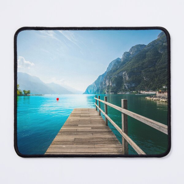Item preview, Wooden pier on the lake. Riva del Garda, Italy designed and sold by Stefano Orazzini.