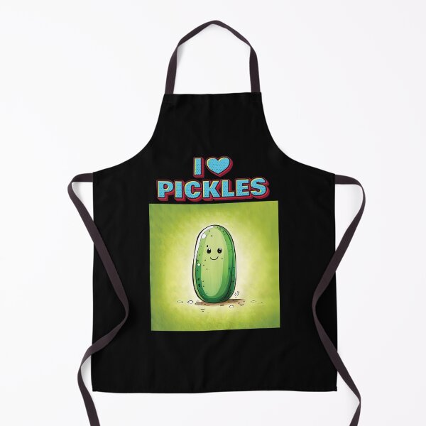 Item preview, I Love Pickles / I Heart Pickles - Pop Art Style Typography Quote and Saying for Pickle Lovers #1 designed and sold by thecatcouch.