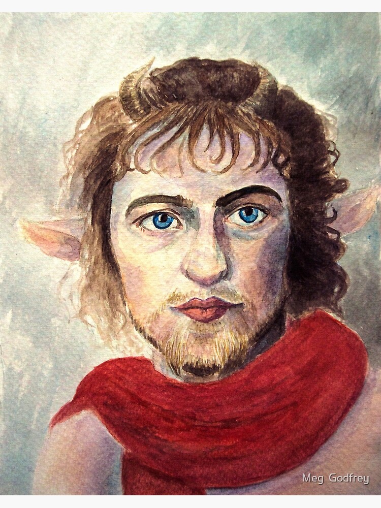 Mr Tumnus Art Board Print By Meganizam Redbubble