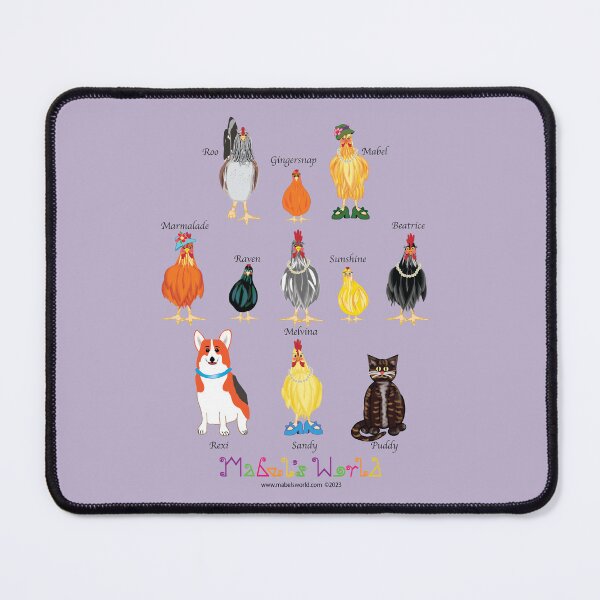 Item preview, Mabel's World Lineup with Character Names and Logo designed and sold by ksbkeys.