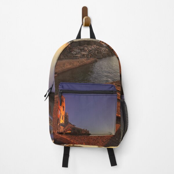 Item preview, Riomaggiore, a boat in front of the sea at sunset. Cinque Terre designed and sold by Stefano Orazzini.