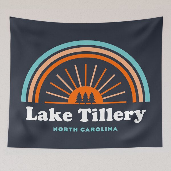 Item preview, Lake Tillery North Carolina Rainbow designed and sold by Esskay Designs.