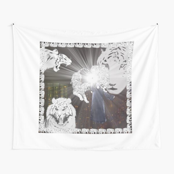 Item preview, white tiger - 2hollis designed and sold by riceinabowl68.
