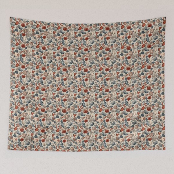 Item preview, Aquitaine Seashell Treasures designed and sold by PixelPatchwork.