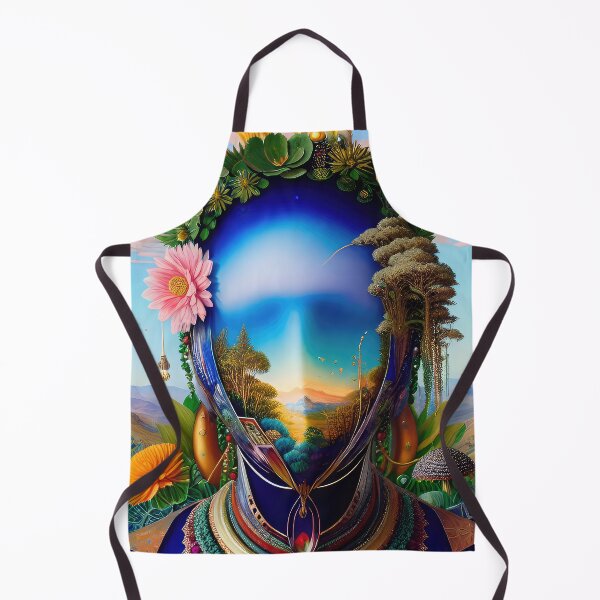 Item preview, Robot face with natural elements. designed and sold by HAKKI ARSLAN.