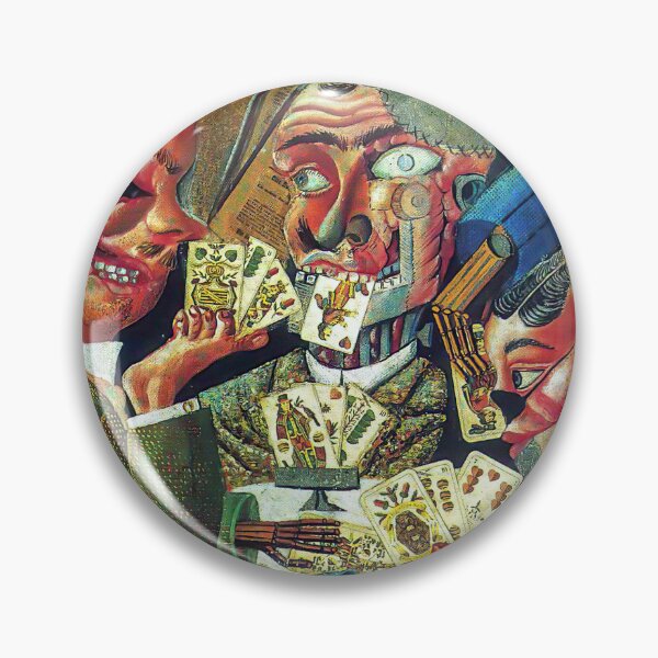 Item preview, The Skat Players (1920), Dadaism painting by Otto Dix designed and sold by Gabriel S.
