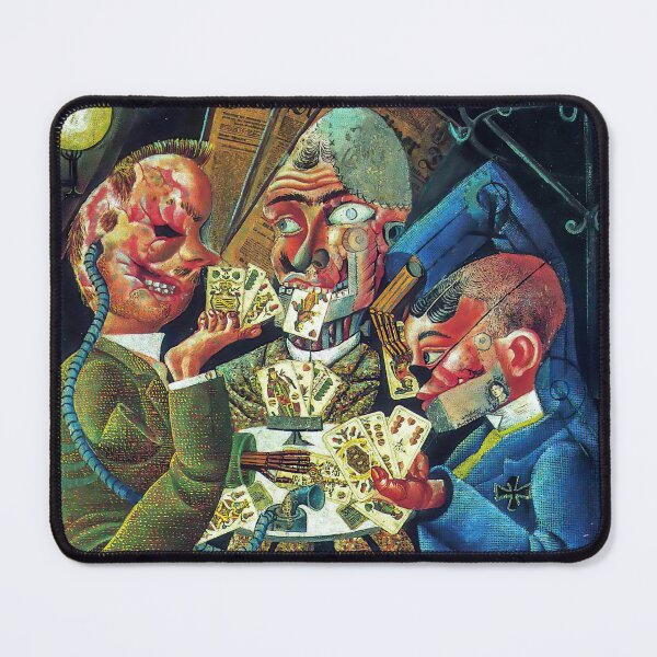 Item preview, The Skat Players (1920), Dadaism painting by Otto Dix designed and sold by Gabriel S.